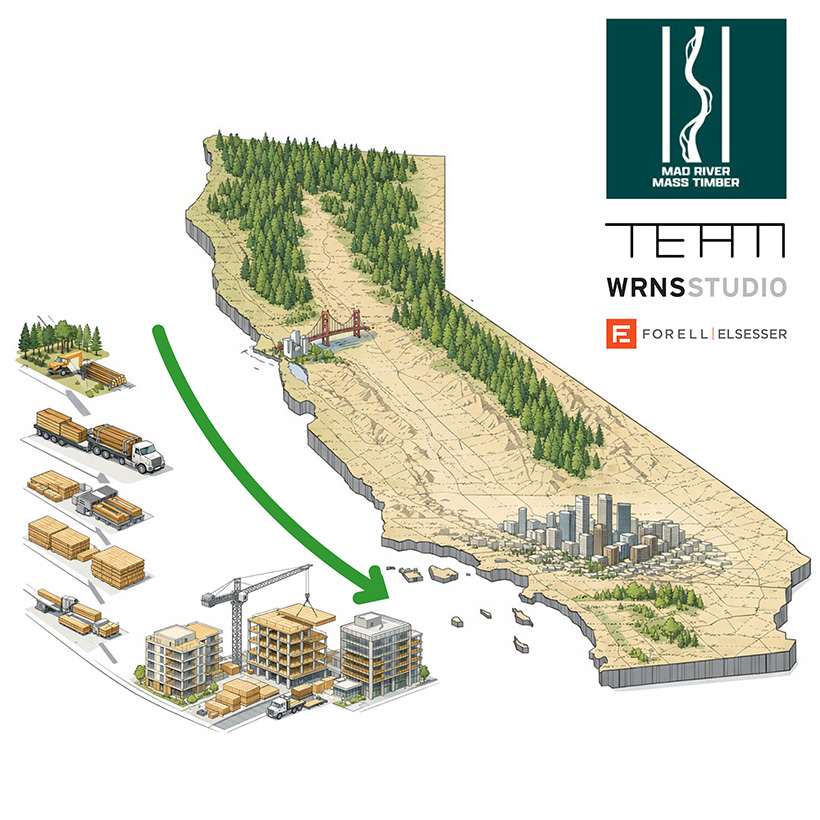 Mad River Mass Timber, WRNS Studio, Team Projects, and Forell Launch Mass Timber Multifamily Study